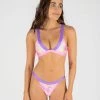 ONEONESWIMWEAR NEW IN Annie Top Retro Pink