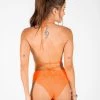 ONEONESWIMWEAR Isabel Bottom Neon Orange SWIM