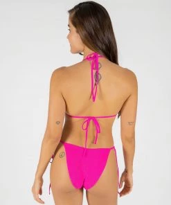 ONEONESWIMWEAR Ariel Bottom Fuchsia Crinkle 8 ONEONESWIMWEAR Ariel Bottom Fuchsia Crinkle