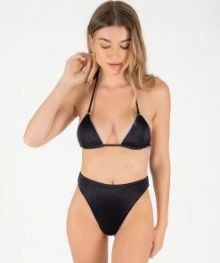 ONEONESWIMWEAR Ariel Top Black