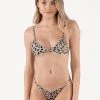 ONEONESWIMWEAR SWIM Alli Top Cheetah