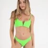 ONEONESWIMWEAR Jenna Top Neon Green