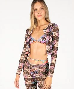 ONEONESWIMWEAR Criss Cardigan Flora - Final Sale