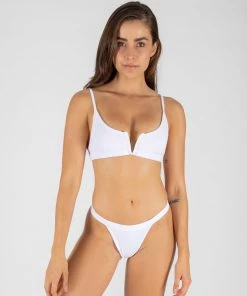 ONEONESWIMWEAR Annie Bottom White