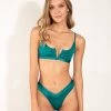 ONEONESWIMWEAR Jenna Top Emerald SWIM