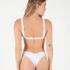 ONEONESWIMWEAR NEW IN Jesse Bottom White