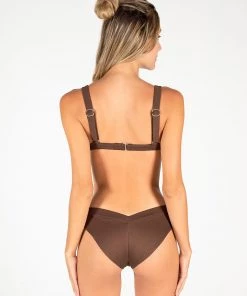 ONEONESWIMWEAR Kameron Top Cinnamon SWIM