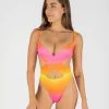 ONEONESWIMWEAR Kylie One Piece Orange Gradient NEW IN