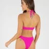 ONEONESWIMWEAR Lana Bottom Fuchsia Crinkle SWIM 2 ONEONESWIMWEAR Lana Bottom Fuchsia Crinkle SWIM