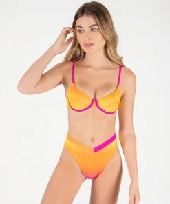 ONEONESWIMWEAR Tatiana Bottom Orange Gradient NEW IN