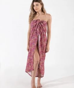 ONEONESWIMWEAR STYLE Pareo Flower Power - Final Sale