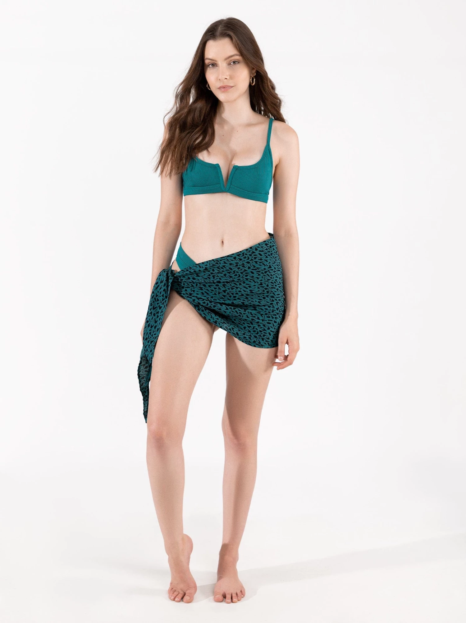 ONEONESWIMWEAR Jane Sarong Amazon - Final Sale 3 ONEONESWIMWEAR Jane Sarong Amazon - Final Sale