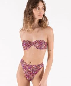 ONEONESWIMWEAR STYLE Stephania Top Flower Power - Final Sale