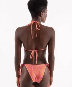 ONEONESWIMWEAR SWIM Ariel Top Zebra