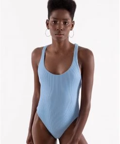 ONEONESWIMWEAR Briana One Piece Baby Blue SWIM