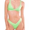 ONEONESWIMWEAR Kameron Top Lime SWIM