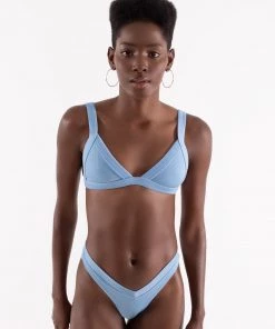ONEONESWIMWEAR SWIM Kameron Top Baby Blue