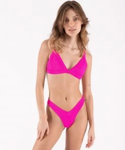 ONEONESWIMWEAR SWIM Kameron Top Bright Fuchsia