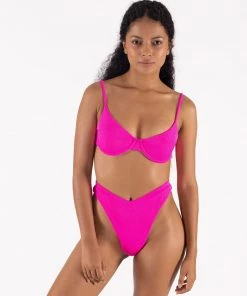 ONEONESWIMWEAR Lupita Top Bright Fuchsia SWIM