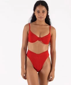 ONEONESWIMWEAR Tatiana Bottom Red 9 ONEONESWIMWEAR Tatiana Bottom Red