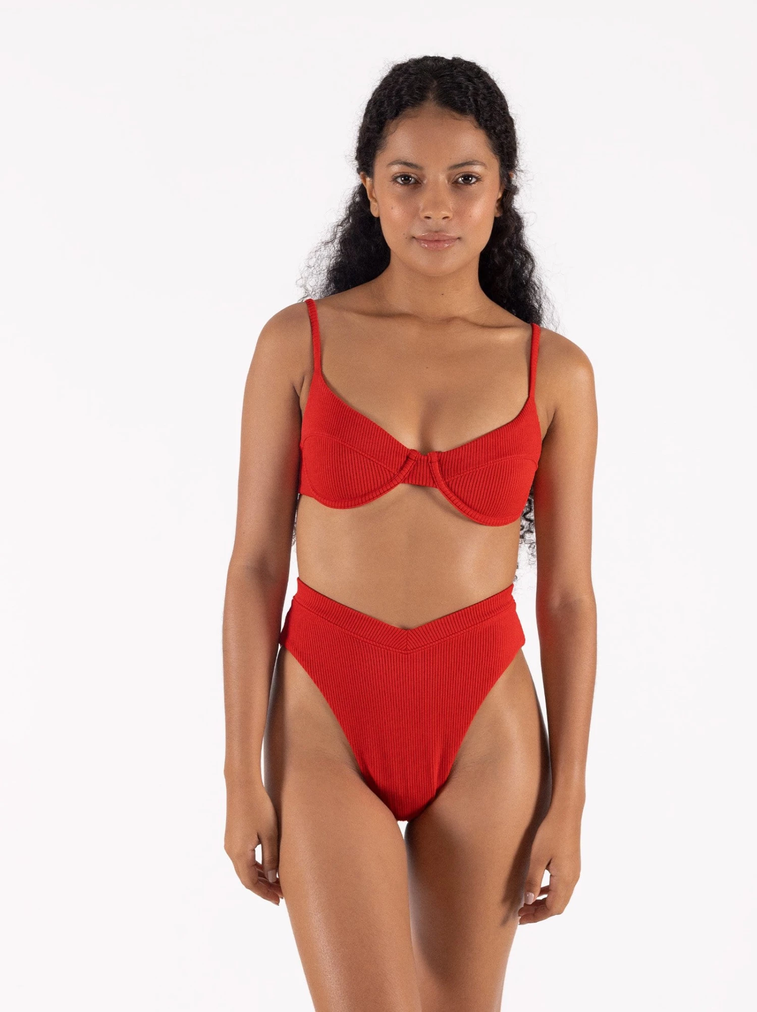 ONEONESWIMWEAR Tatiana Bottom Red 6 ONEONESWIMWEAR Tatiana Bottom Red