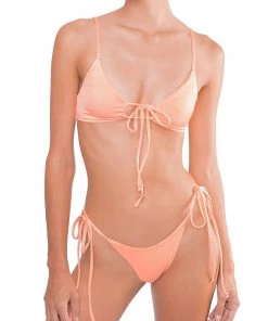 ONEONESWIMWEAR Ariel Bottom Peach SWIM