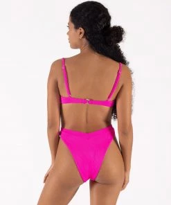 ONEONESWIMWEAR Lupita Top Bright Fuchsia SWIM
